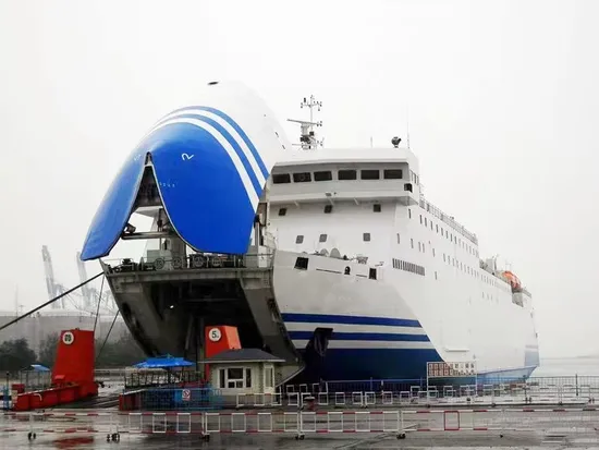High-Capacity RO-RO Passenger Ship for Vehicle Transport